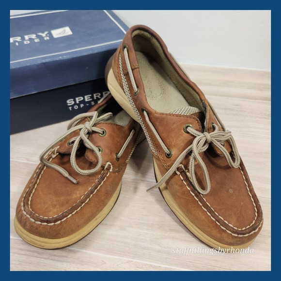 Sperry Shoes - Sperry Women Intrepid Brown Boat Deck Shoes Size 6 M w/Original Box loader